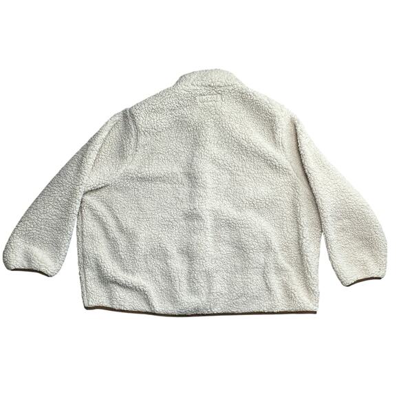 Ava & Viv Soft Sherpa Jacket Deep Pockets 2X Plus Size - Picture 2 of 5